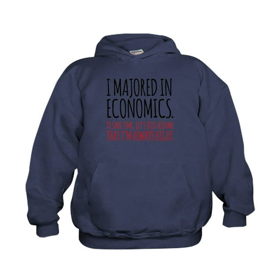 CafePress - Majored In Economic Sweatshirt - Kids Hooded Sweatshirt, Classic Hoodie