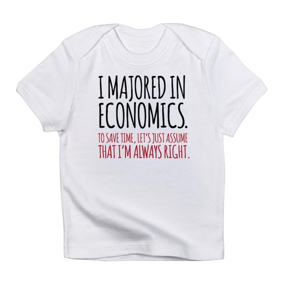 CafePress - Majored In Economics T Shirt - Infant T-Shirt
