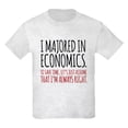 thumbnail image 1 of CafePress - Majored In Economics T Shirt - Light T-Shirt Kids XS-XL, 1 of 4