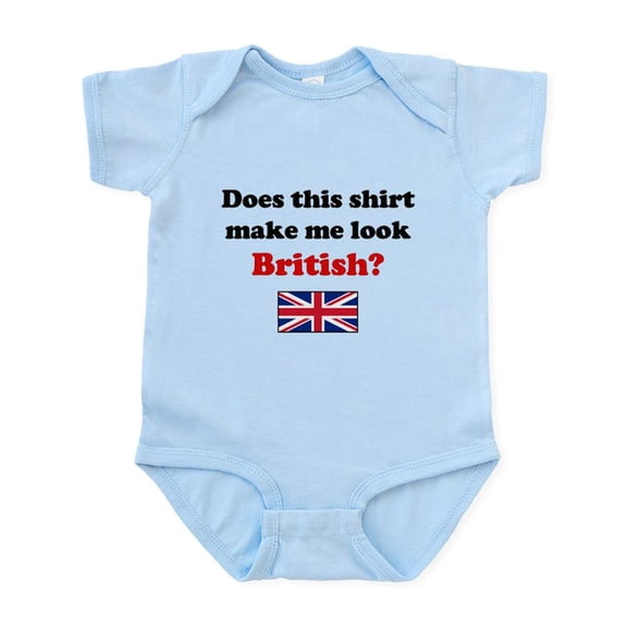 CafePress - Make Me Look British Infant Bodysuit - Baby Light Bodysuit, Size Newborn - 24 Months