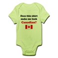 thumbnail image 1 of CafePress - Make Me Look Canadian Infant Bodysuit - Baby Light Bodysuit, 1 of 1
