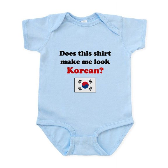CafePress - Make Me Look Korean Infant Bodysuit - Baby Light Bodysuit, Size Newborn - 24 Months