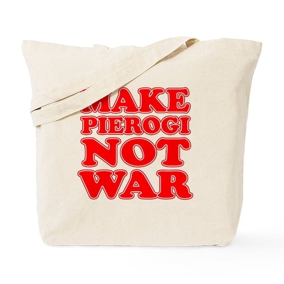 CafePress - Make Pierogi Not War Apron Tote Bag - Unisex Canvas Tote Bag, Beige, 1-Piece