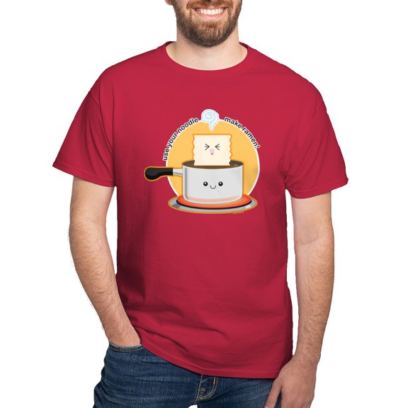 CafePress - Make Ramen Dark T Shirt - Men's Classic Graphic Cotton T-Shirt