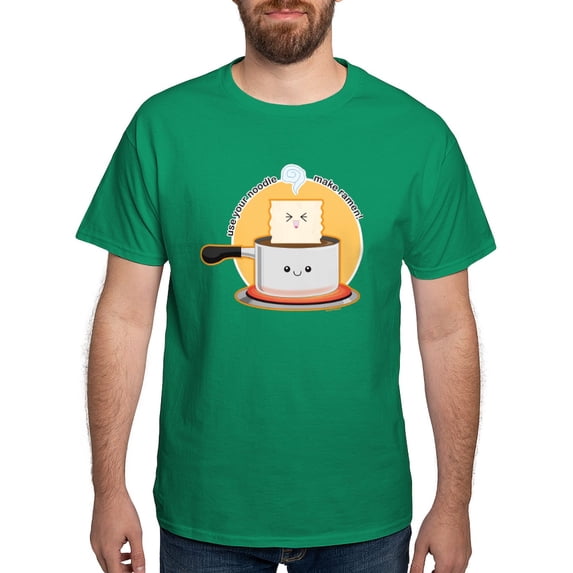 CafePress - Make Ramen Dark T Shirt - Men's Classic Graphic Cotton T-Shirt