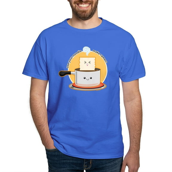 CafePress - Make Ramen Dark T Shirt - Men's Classic Graphic Cotton T-Shirt