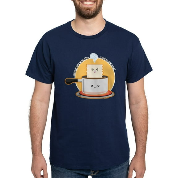 CafePress - Make Ramen Dark T Shirt - Men's Classic Graphic Cotton T-Shirt