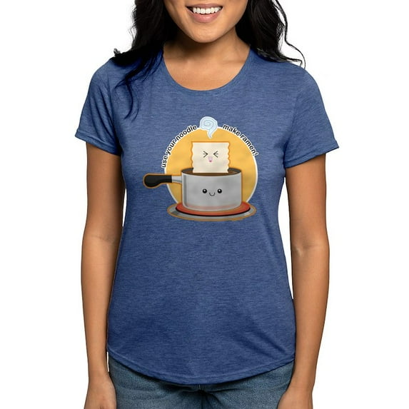 CafePress - Make Ramen T Shirt - Womens Tri-blend T-Shirt