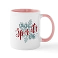 thumbnail image 1 of CafePress - Making Spirits Bright Mug - 11 oz Ceramic Mug - Novelty Coffee Tea Cup, 1 of 4