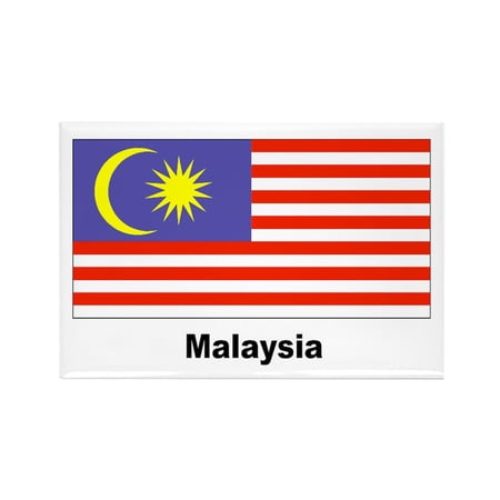 CafePress - Malaysia Malaysian Flag - Rectangle Magnet, 2"x3" Refrigerator Magnet