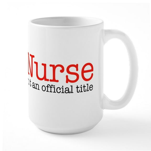 CafePress - Male Nurse - 15 oz Ceramic Large White Novelty Mug