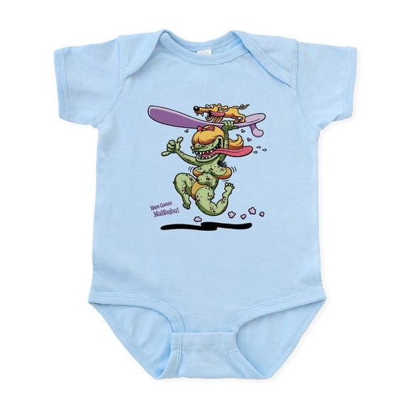 CafePress - Malibubu Infant Bodysuit - Baby Light Bodysuit, Size Newborn - 24 Months