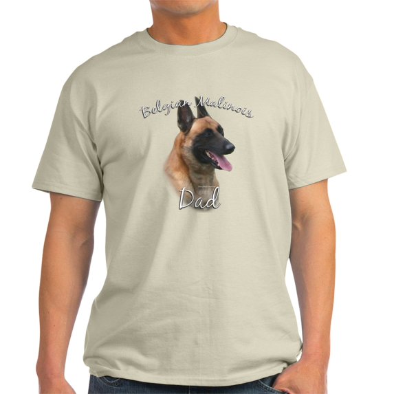 CafePress - Malinois Dad2 Light T Shirt - Men's Classic Graphic T-Shirt