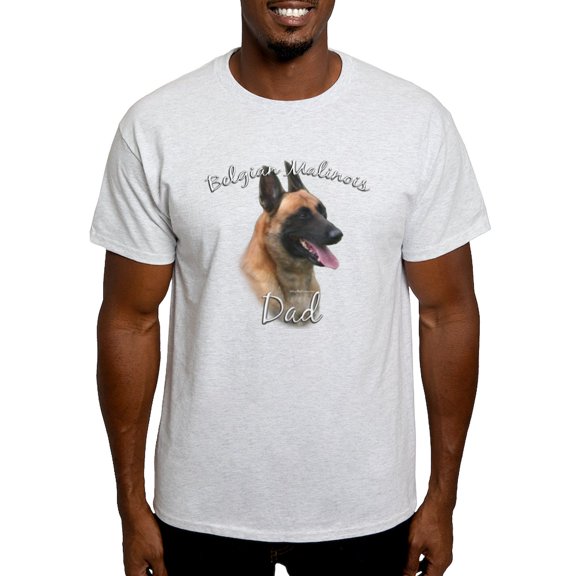 CafePress - Malinois Dad2 Light T Shirt - Men's Classic Graphic T-Shirt
