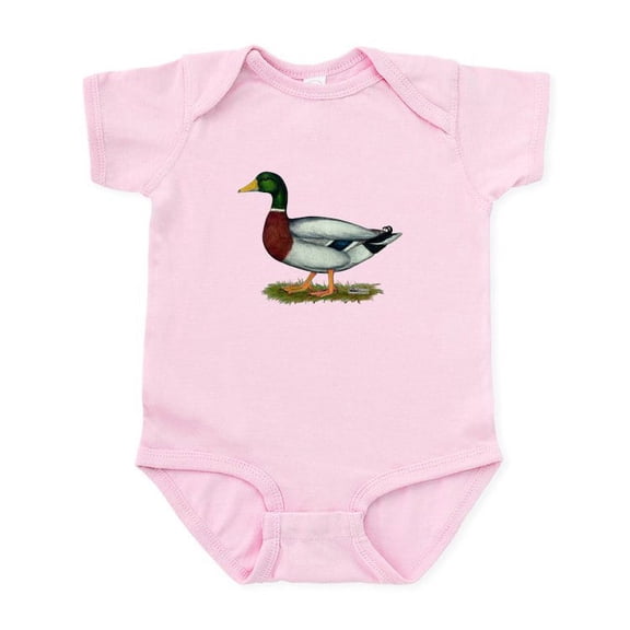 CafePress - Mallard Duck Drake Infant Bodysuit - Baby Light Bodysuit, Size Newborn - 24 Months