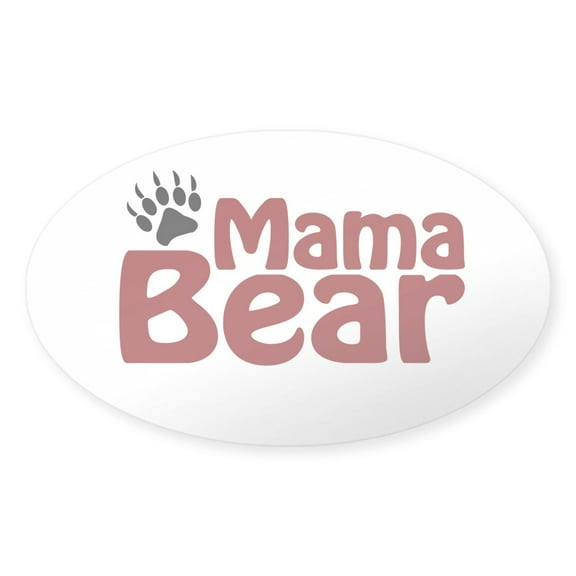 CafePress - Mama Bear Claw Oval Sticker - Sticker (Oval)