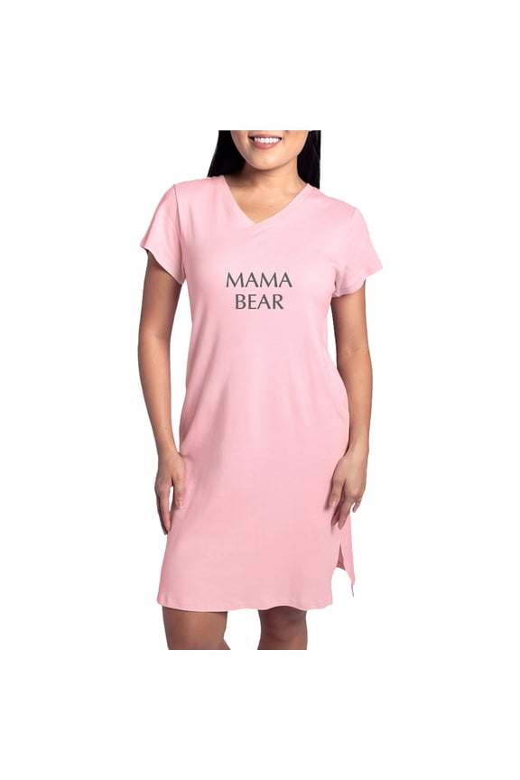 - Mama Bear Opt Gray 550 - Women's Nightshirt