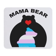 CafePress - Mama Bear Trans Mousepad - Non-slip Rubber Mousepad, Gaming Mouse Pad