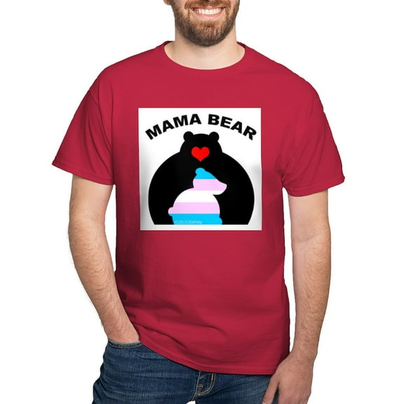CafePress - Mama Bear Trans T Shirt - Men's Classic Graphic Cotton T-Shirt