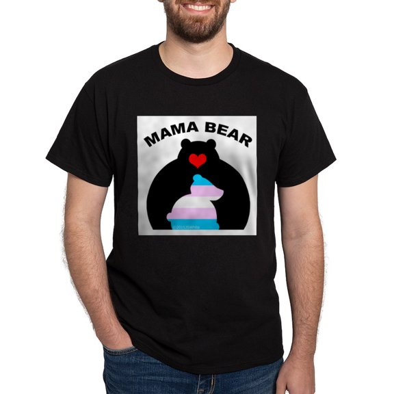 CafePress - Mama Bear Trans T Shirt - Men's Classic Graphic Cotton T-Shirt