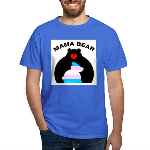 CafePress - Mama Bear Trans T Shirt - Men's Classic Graphic Cotton T-Shirt