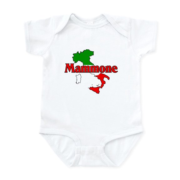 CafePress - Mammone (Italian Mamma's Boy) Infant Bodysuit - Baby Light Bodysuit, Size Newborn - 24 Months
