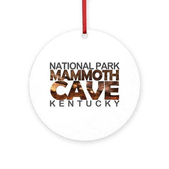 CafePress - Mammoth Cave Kentucky - Round Wood Ornament 4"