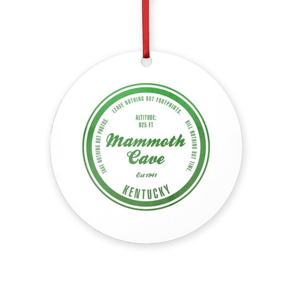 CafePress - Mammoth Cave National Park, Kentucky Ornament (Rou -  Round Wood Ornament 4"