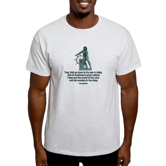 CafePress - Man At The Wheel Light T Shirt - Men's Classic Graphic T-Shirt