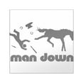 thumbnail image 1 of CafePress - Man Down Horseshoer - Square Sticker 3" x 3", 1 of 1