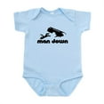 thumbnail image 1 of CafePress - Man Down Snowmobile Infant Bodysuit - Baby Light Bodysuit, Size Newborn - 24 Months, 1 of 4