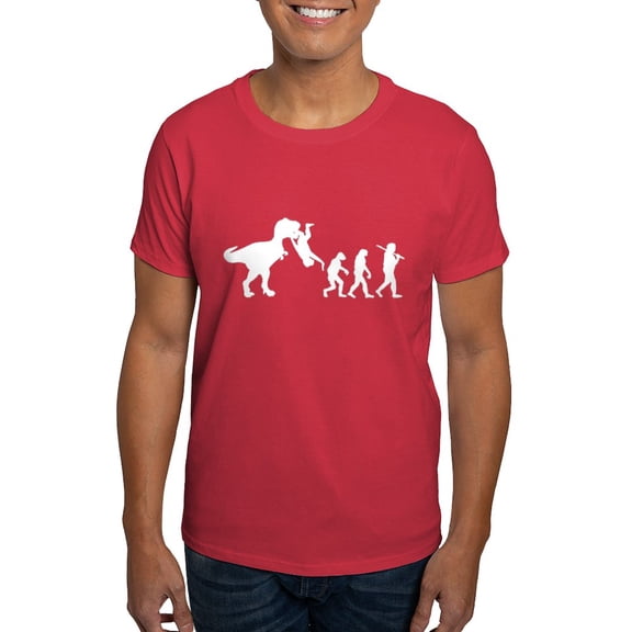 CafePress - Man Evolution T Shirt - Men's Classic Graphic Cotton T-Shirt