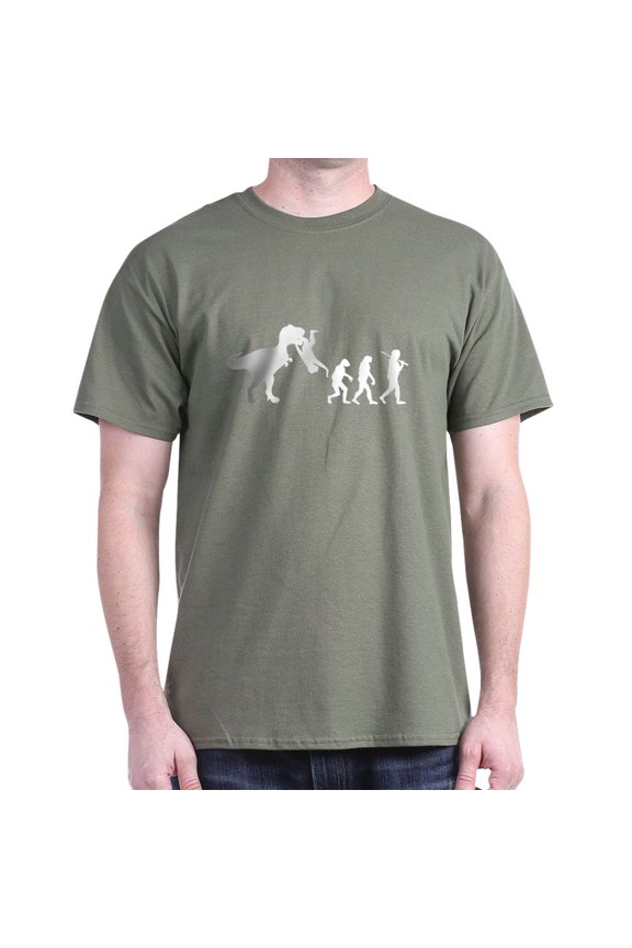 - Man Evolution T Shirt - Men's Classic Graphic Cotton T-Shirt