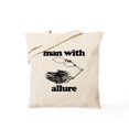 thumbnail image 1 of CafePress - Man With Allure Tote Bag - Unisex Canvas Tote Bag, Beige, 1-Piece, 1 of 6