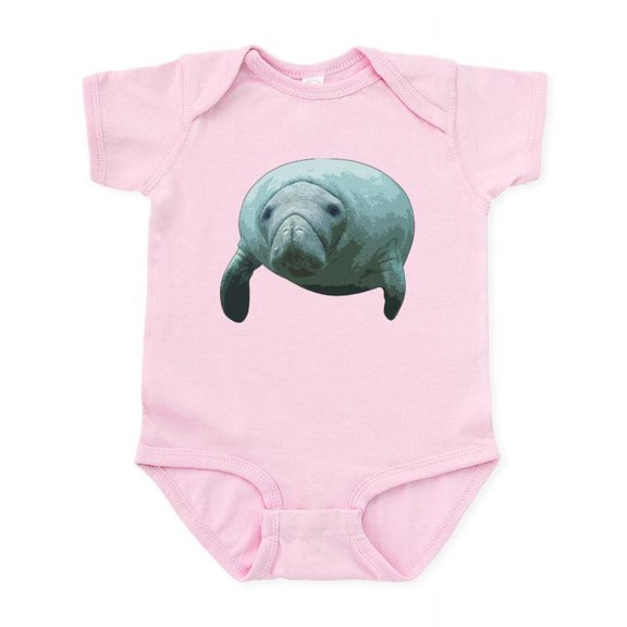 CafePress - Manatee Infant Bodysuit - Baby Light Bodysuit, Size Newborn - 24 Months