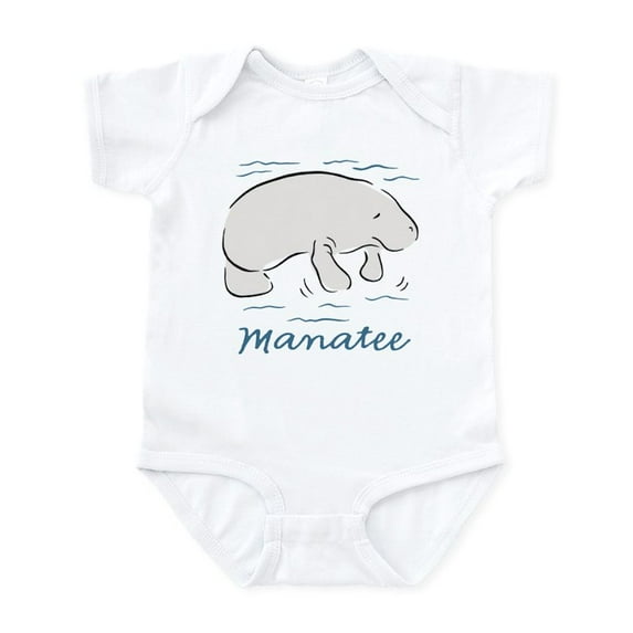 CafePress - Manatee Infant Bodysuit - Baby Light Bodysuit, Size Newborn - 24 Months