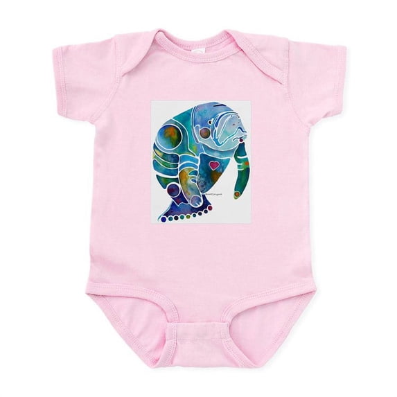 CafePress - Manatees Endangered Species Infant Bodysuit - Baby Light Bodysuit, Size Newborn - 24 Months