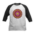 thumbnail image 1 of CafePress - Mandala Cats Baseball Jersey - Kids Cotton Baseball Jersey, 3/4 Sleeve Shirt, 1 of 4