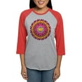 thumbnail image 1 of CafePress - Mandala Cats Long Sleeve T Shirt - Womens Baseball Tee, 1 of 4