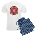 thumbnail image 1 of CafePress - Mandala Cats Pajamas - Men's Light Loose Fit Cotton Pajama Set, 1 of 7