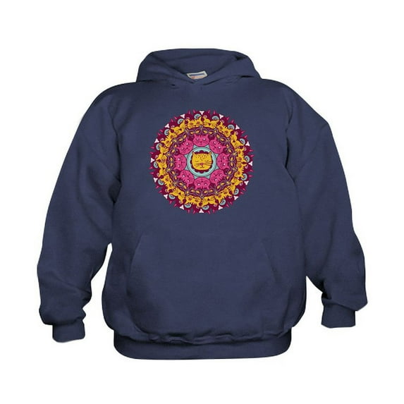 CafePress - Mandala Cats Sweatshirt - Kids Hooded Sweatshirt, Classic Hoodie