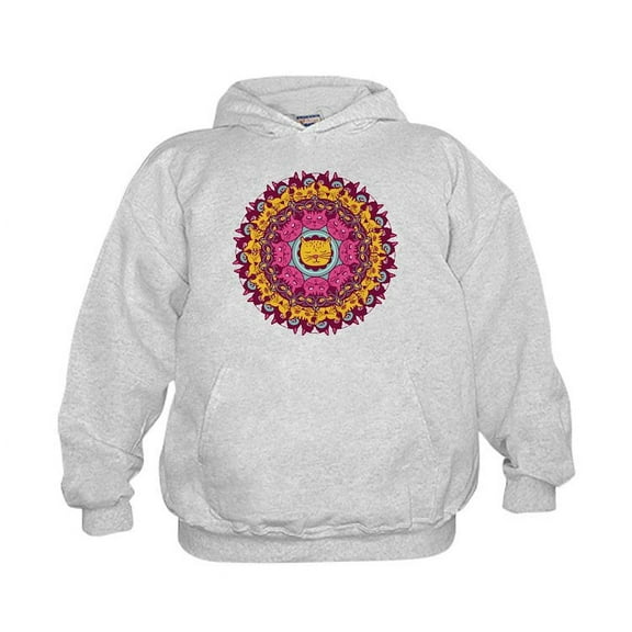 CafePress - Mandala Cats Sweatshirt - Kids Hooded Sweatshirt, Classic Hoodie