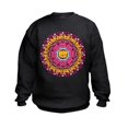 thumbnail image 1 of CafePress - Mandala Cats Sweatshirt - Kids Sweatshirt, Youth Crew Neck Sweatshirt, 1 of 4