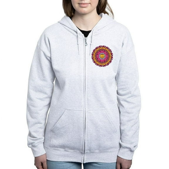 CafePress - Mandala Cats Sweatshirt - Women's Zip Hoodie