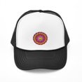 thumbnail image 1 of CafePress - Mandala Cats - Adjustable Unisex Printed Trucker Hat with Mesh Back, 1 of 8