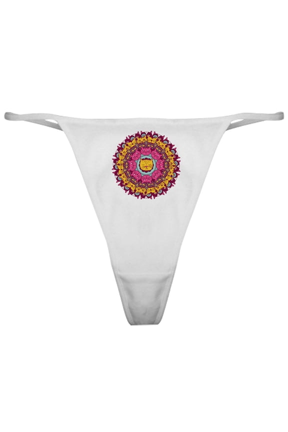 - Mandala Cats - Women's Novelty Thong Panties Underwear