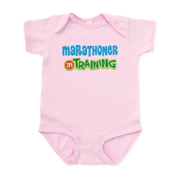 CafePress - Marathoner In Training Infant Bodysuit - Baby Light Bodysuit, Size Newborn - 24 Months