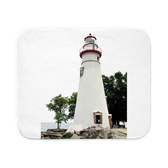 CafePress - Marblehead Lighthouse - Sherpa Fleece Throw Blanket 60" x 50"