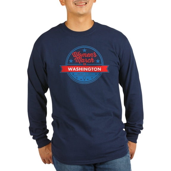 CafePress - March On Washington Long Sleeve T Shirt - Long Sleeve Dark T-Shirt