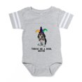 thumbnail image 1 of CafePress - Mardi Gras Beagle - Cute Infant Baby Football Bodysuit, 1 of 3